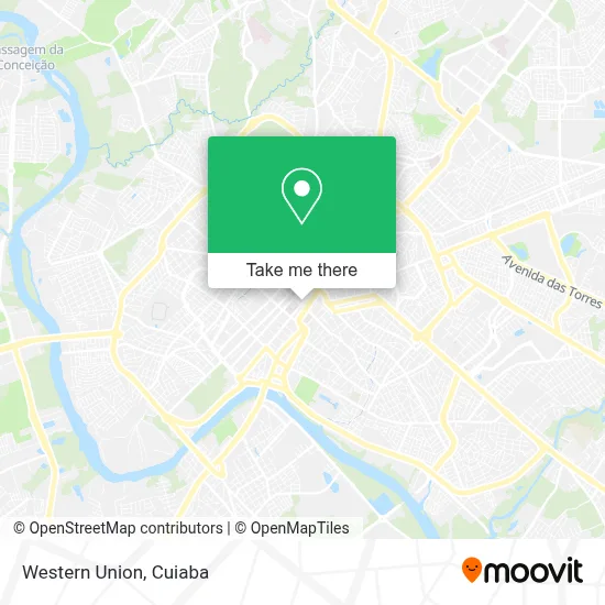 Western Union map