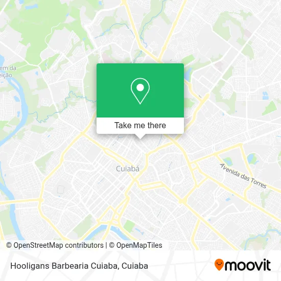 Hooligans Barbearia Cuiaba map