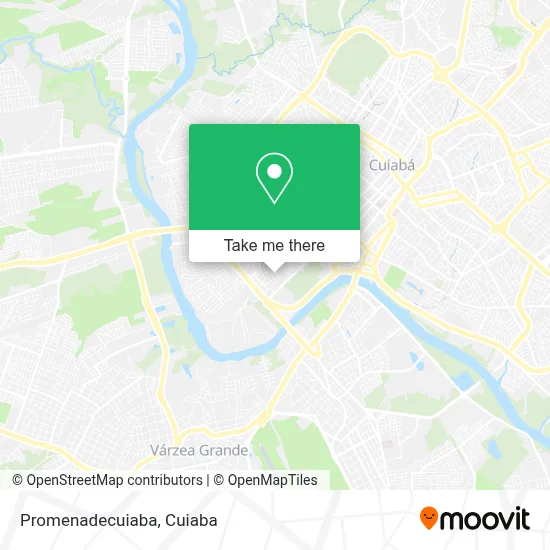 Promenadecuiaba map
