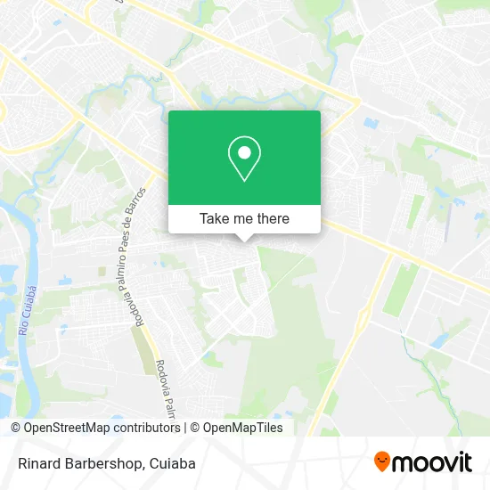 Rinard Barbershop map