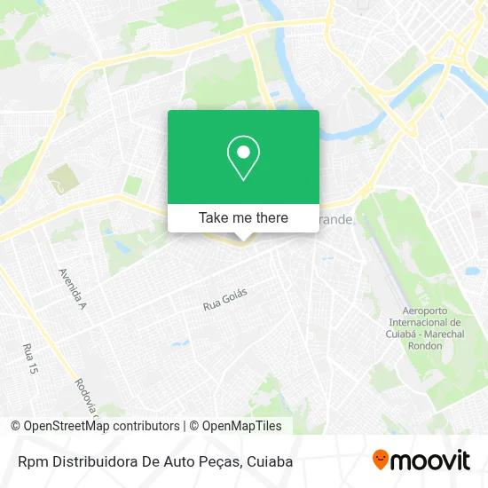 Rpm Distribuidora De Auto Peças map