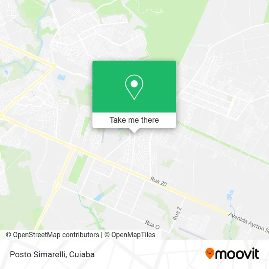 Posto Simarelli map