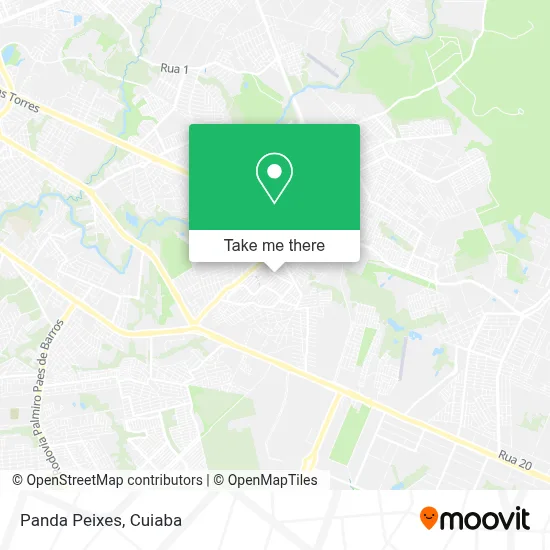 Panda Peixes map