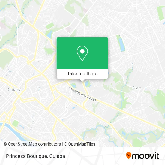 Princess Boutique map