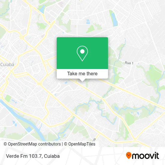 Verde Fm 103.7 map
