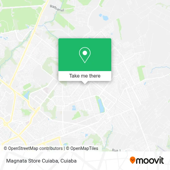 Magnata Store Cuiaba map