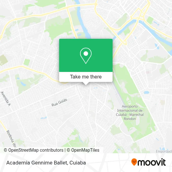 Academia Gennime Ballet map