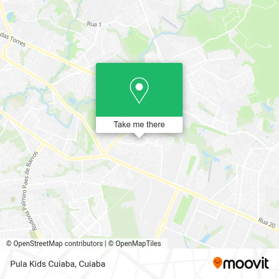 Pula Kids Cuiaba map