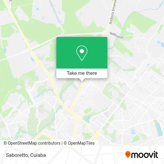 Saboretto map
