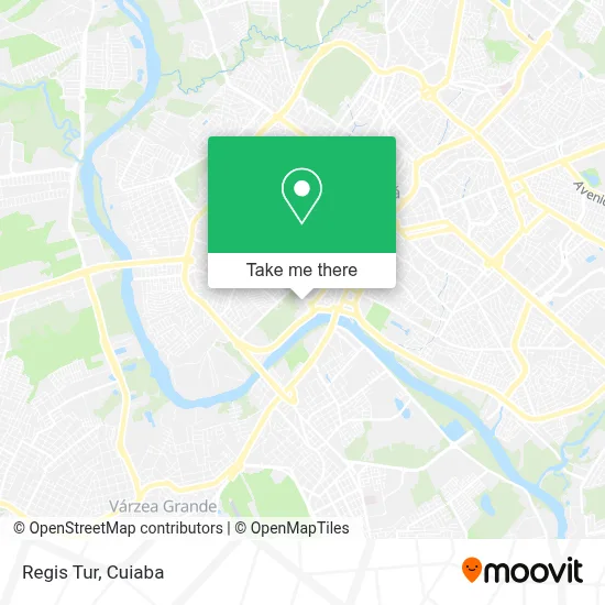 Regis Tur map