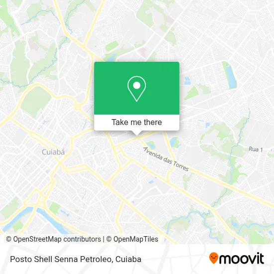 Posto Shell Senna Petroleo map