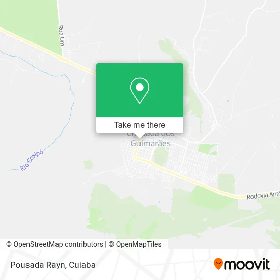 Pousada Rayn map