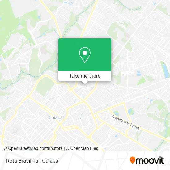 Rota Brasil Tur map