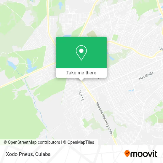 Xodo Pneus map