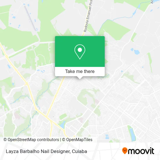 Layza Barbalho Nail Designer map