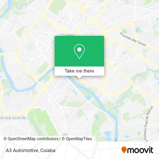 A3 Automotive map
