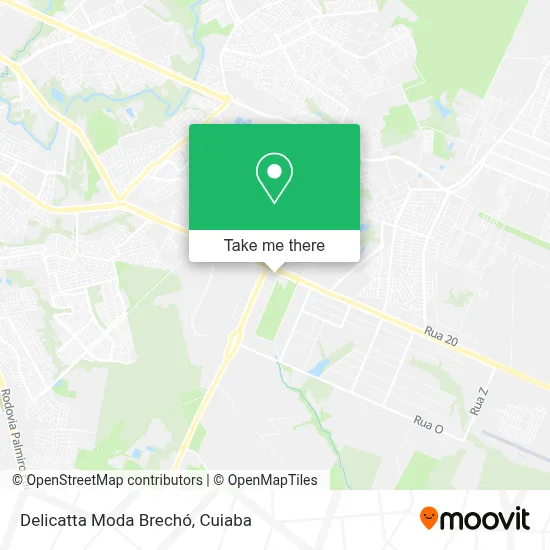 Delicatta Moda Brechó map