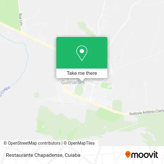 Restaurante Chapadense map