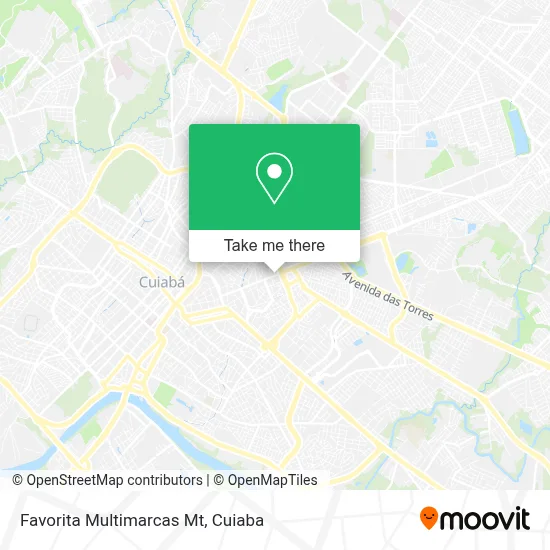 Favorita Multimarcas Mt map