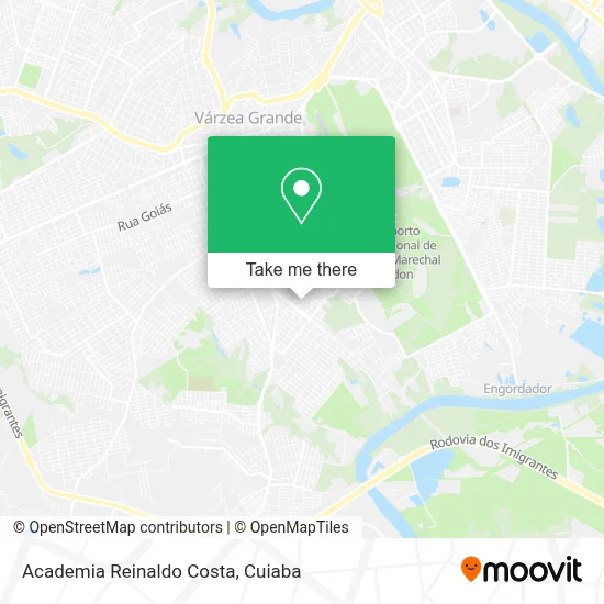 Academia Reinaldo Costa map