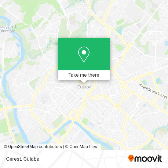 Cerest map