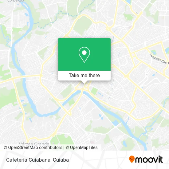 Cafeteria Cuiabana map
