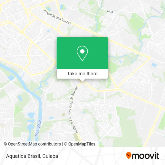 Aquatica Brasil map