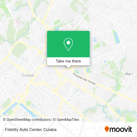 Fidelity Auto Center map
