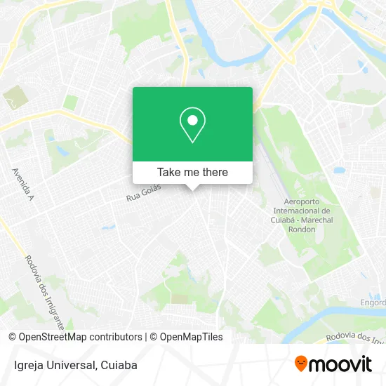Igreja Universal map