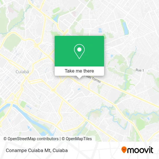 Conampe Cuiaba Mt map