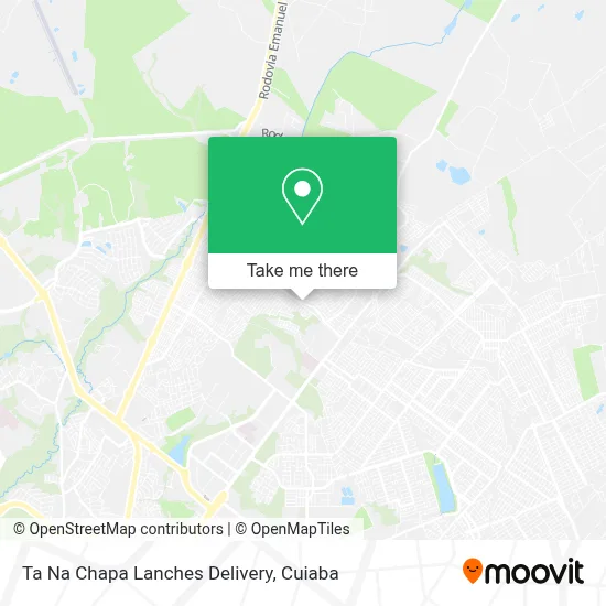 Ta Na Chapa Lanches Delivery map