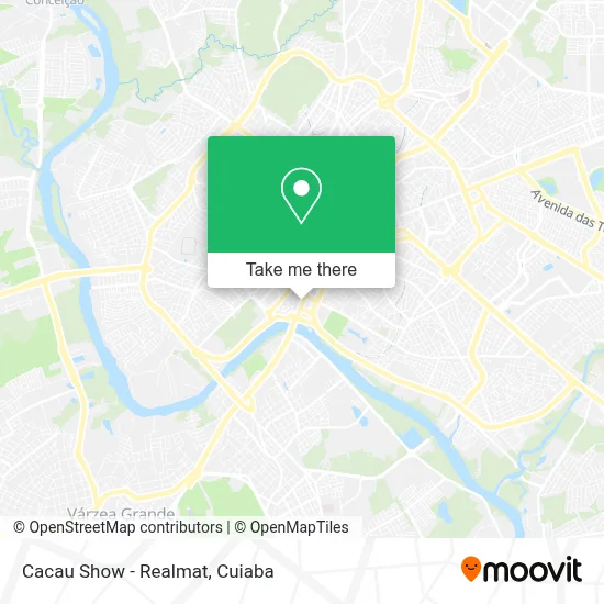 Cacau Show - Realmat map