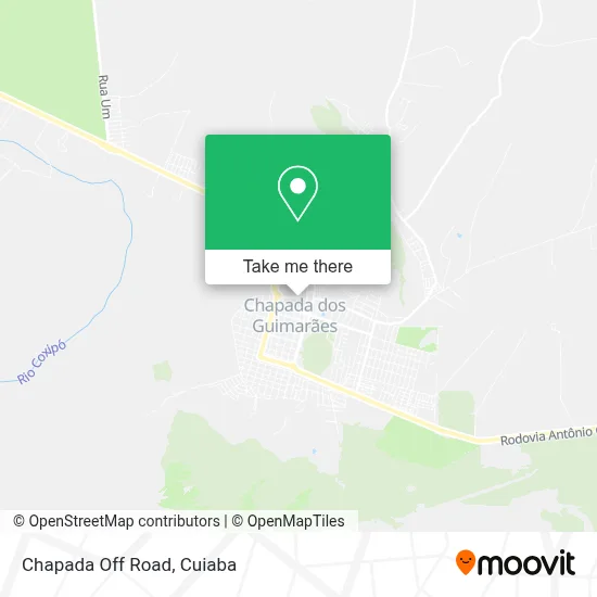Chapada Off Road map