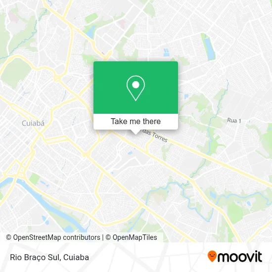 Rio Braço Sul map