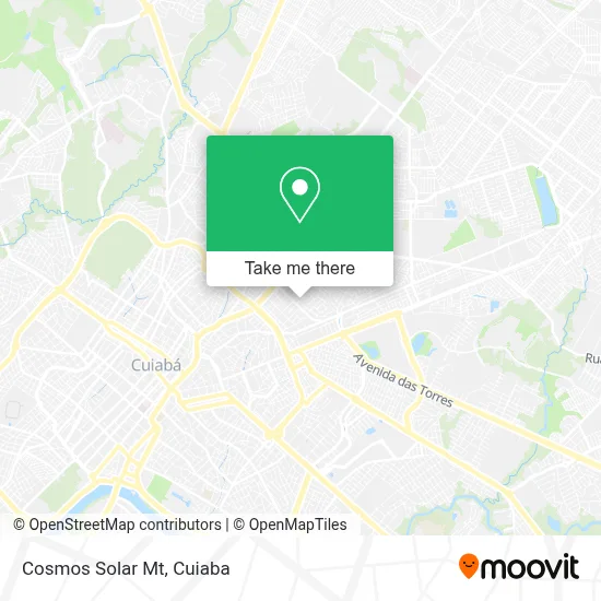 Cosmos Solar Mt map