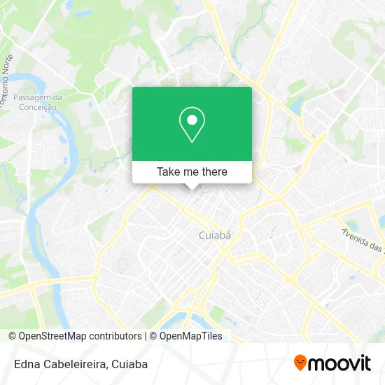 Edna Cabeleireira map