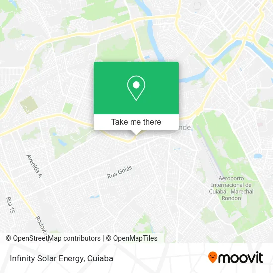 Infinity Solar Energy map