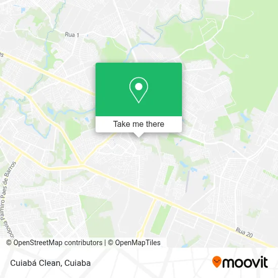 Cuiabá Clean map