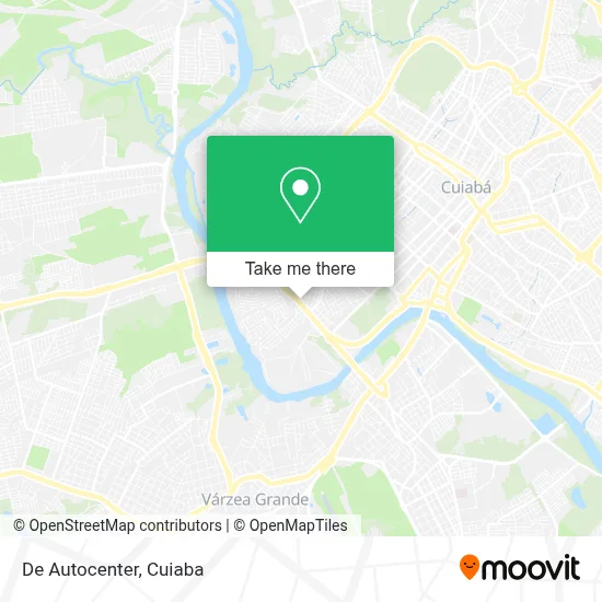 De Autocenter map