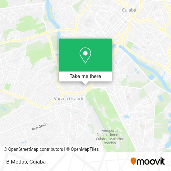 B Modas map