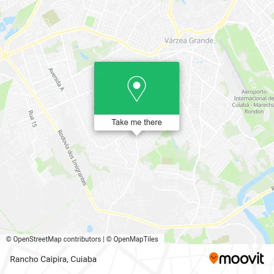 Rancho Caipira map
