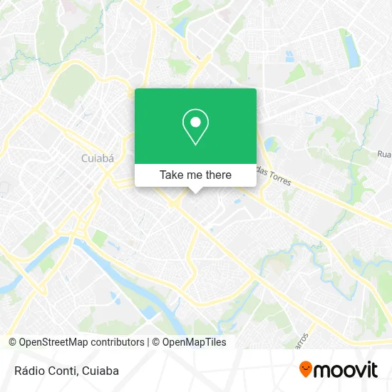 Rádio Conti map