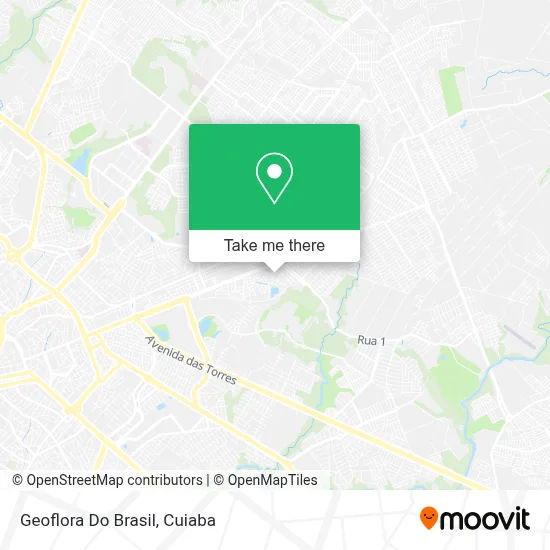 Geoflora Do Brasil map