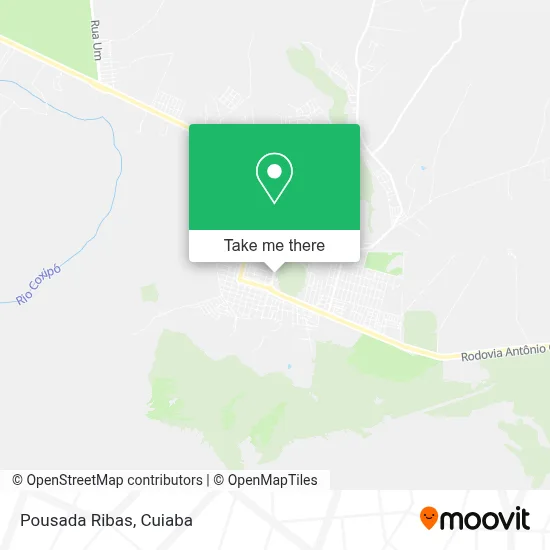 Pousada Ribas map