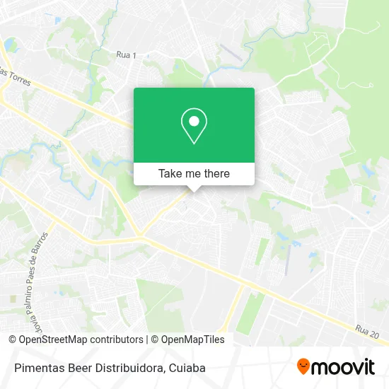 Pimentas Beer Distribuidora map