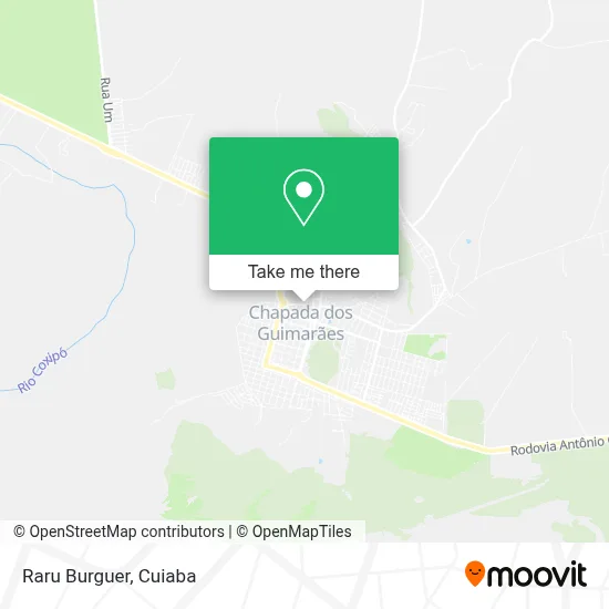 Raru Burguer map