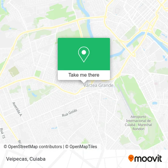 Veipecas map