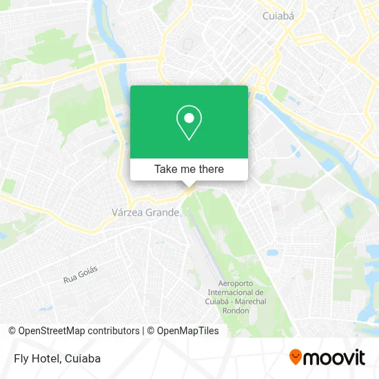 Fly Hotel map