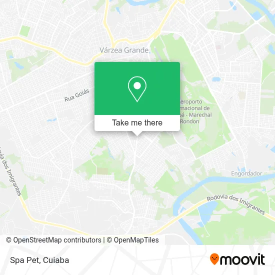Spa Pet map