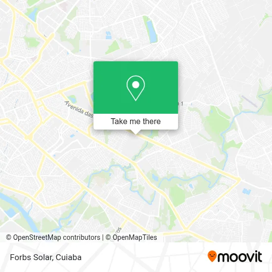 Forbs Solar map